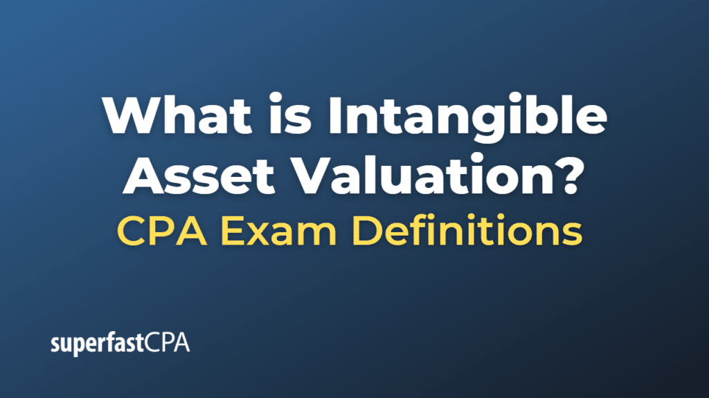 Intangible Asset Valuation