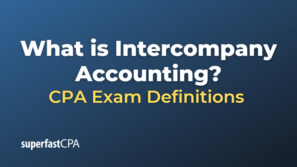 Intercompany Accounting