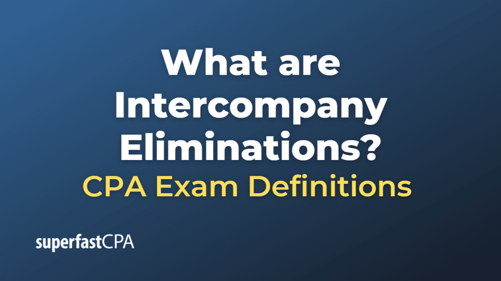 Intercompany Eliminations
