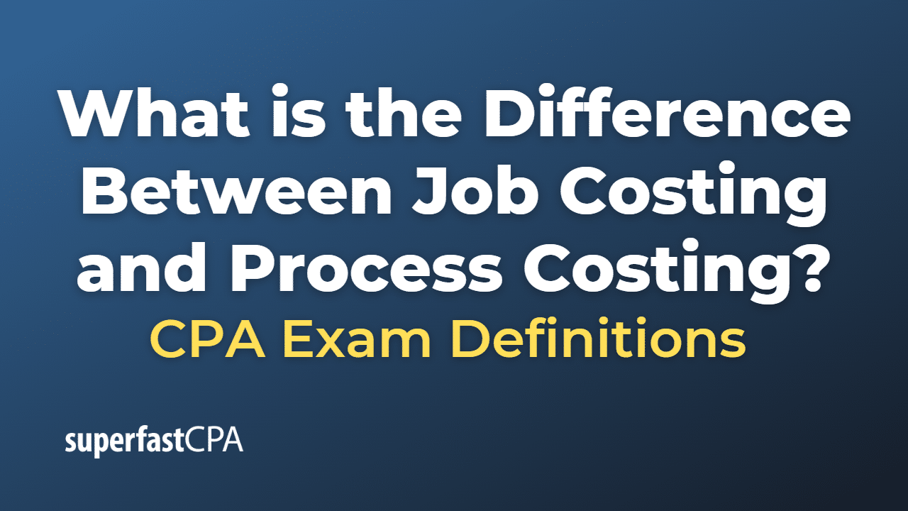 What Is The Difference Between Job Costing And Process Costing what-is-the-difference-between-job-costing-and-process-costing
