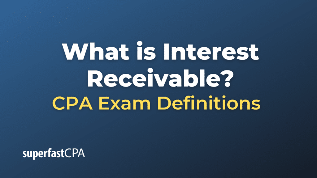 Interest Receivable