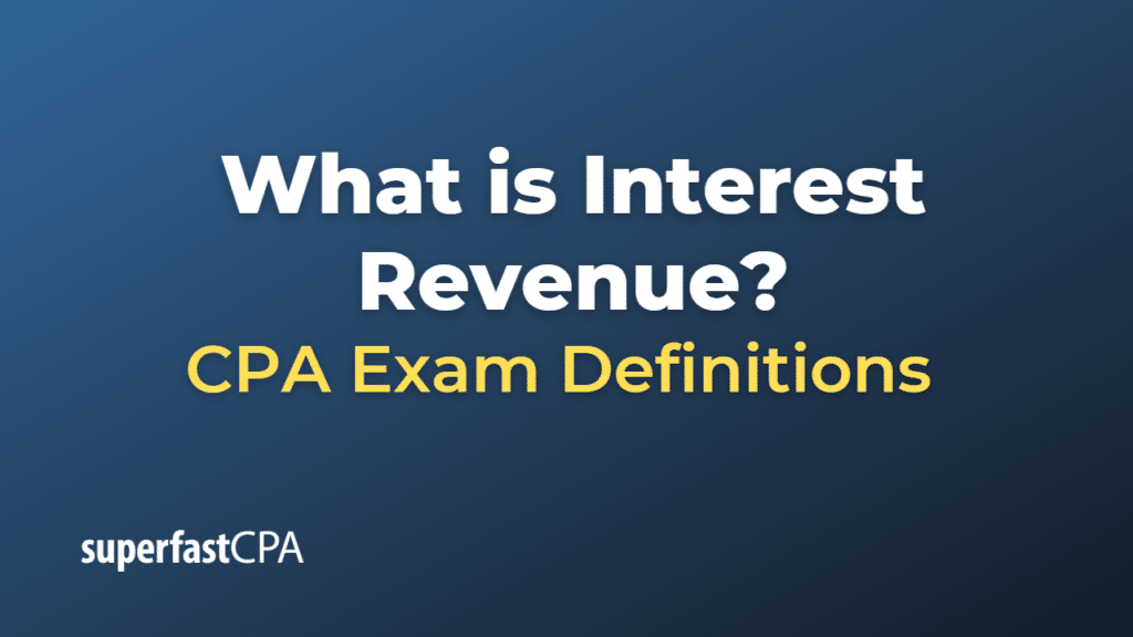 Interest Revenue