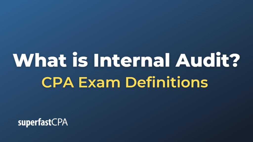 Internal Audit
