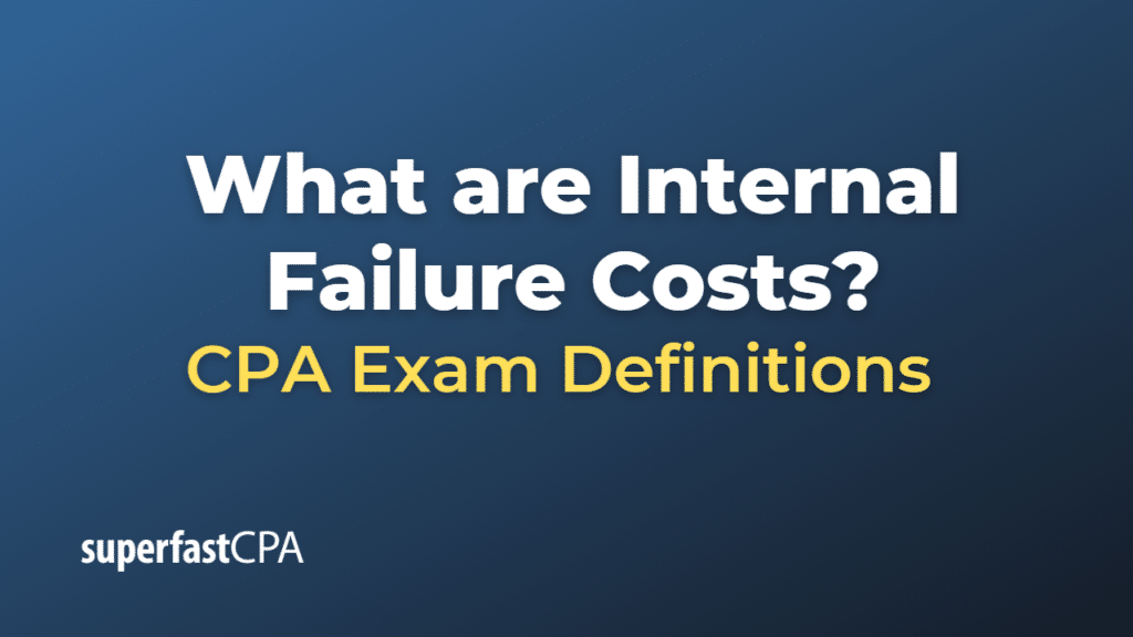 Internal Failure Costs