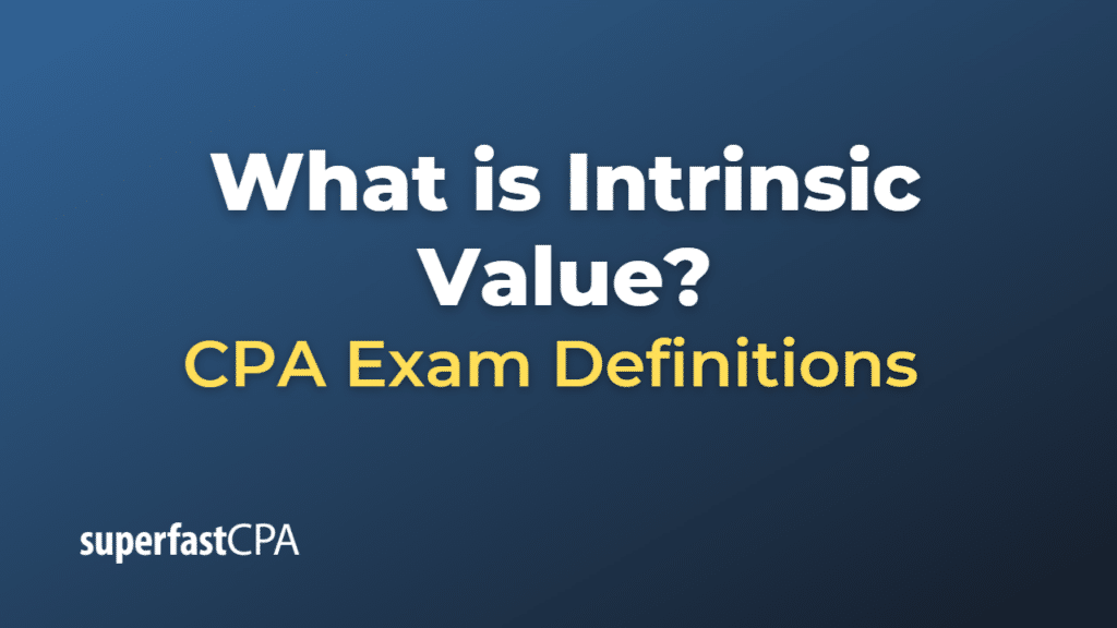 Intrinsic Value