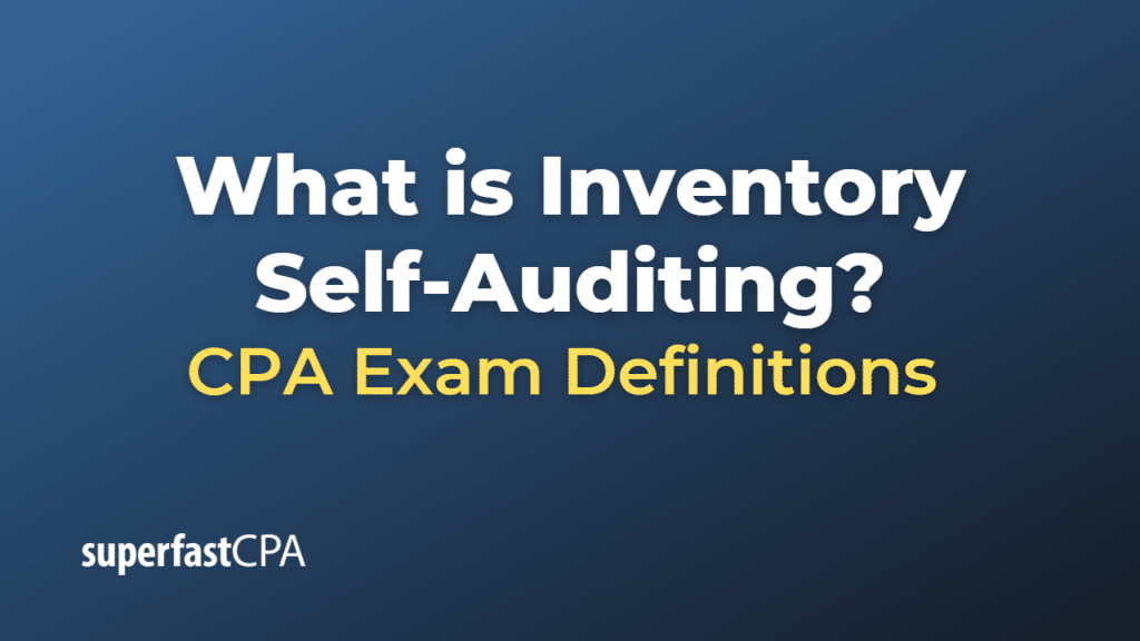 Inventory Self-Auditing