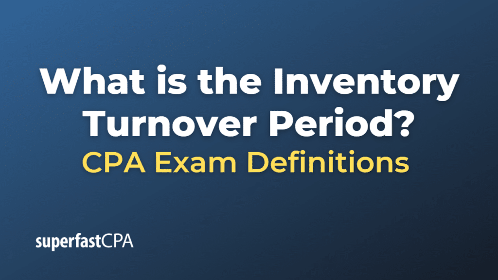Inventory Turnover Period