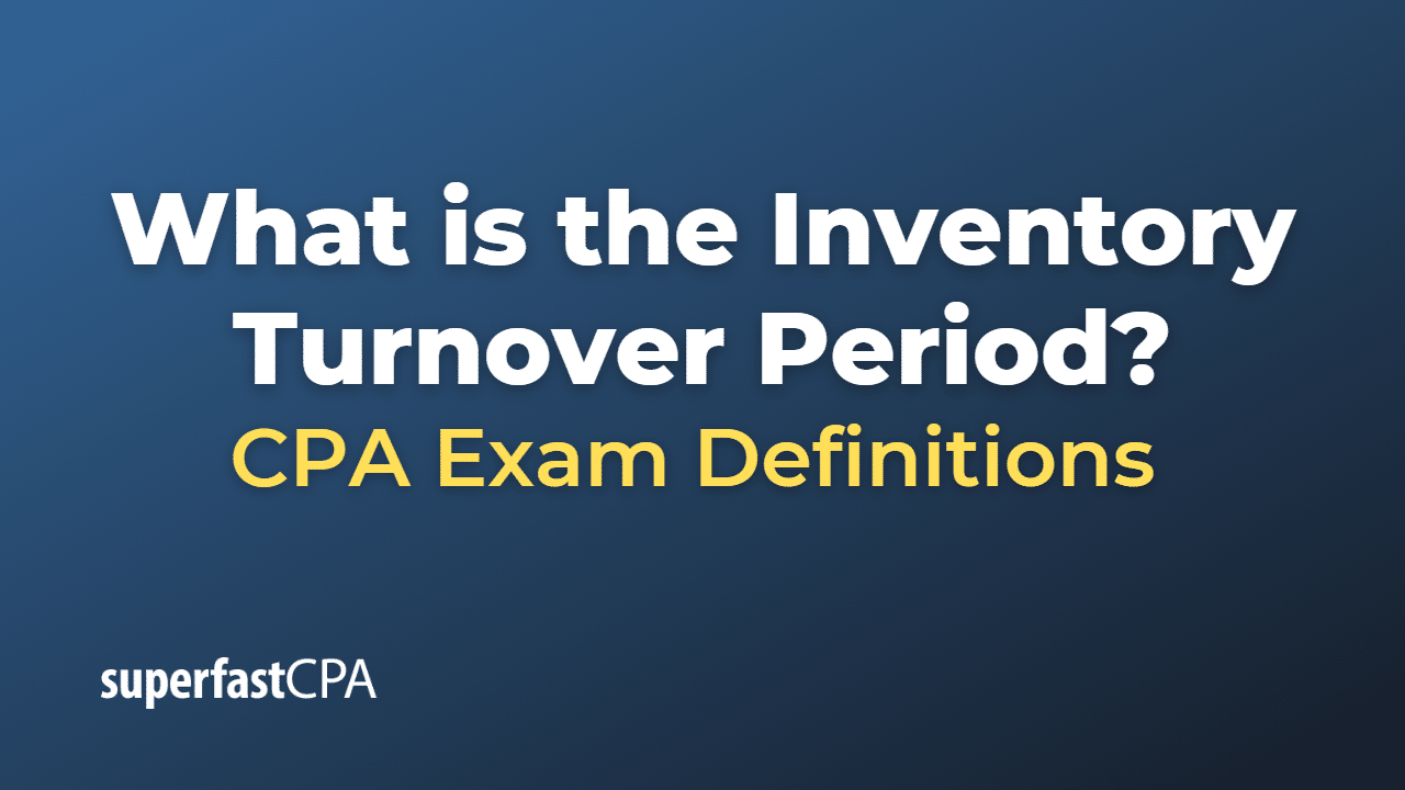 Inventory Turnover Period