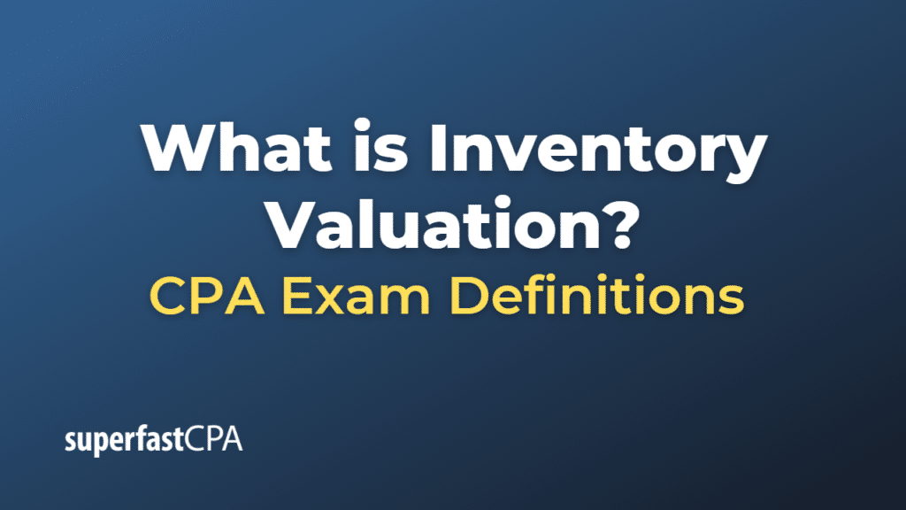 Inventory Valuation