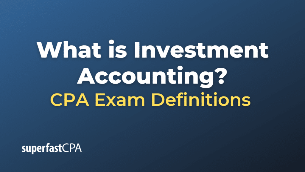 Investment Accounting