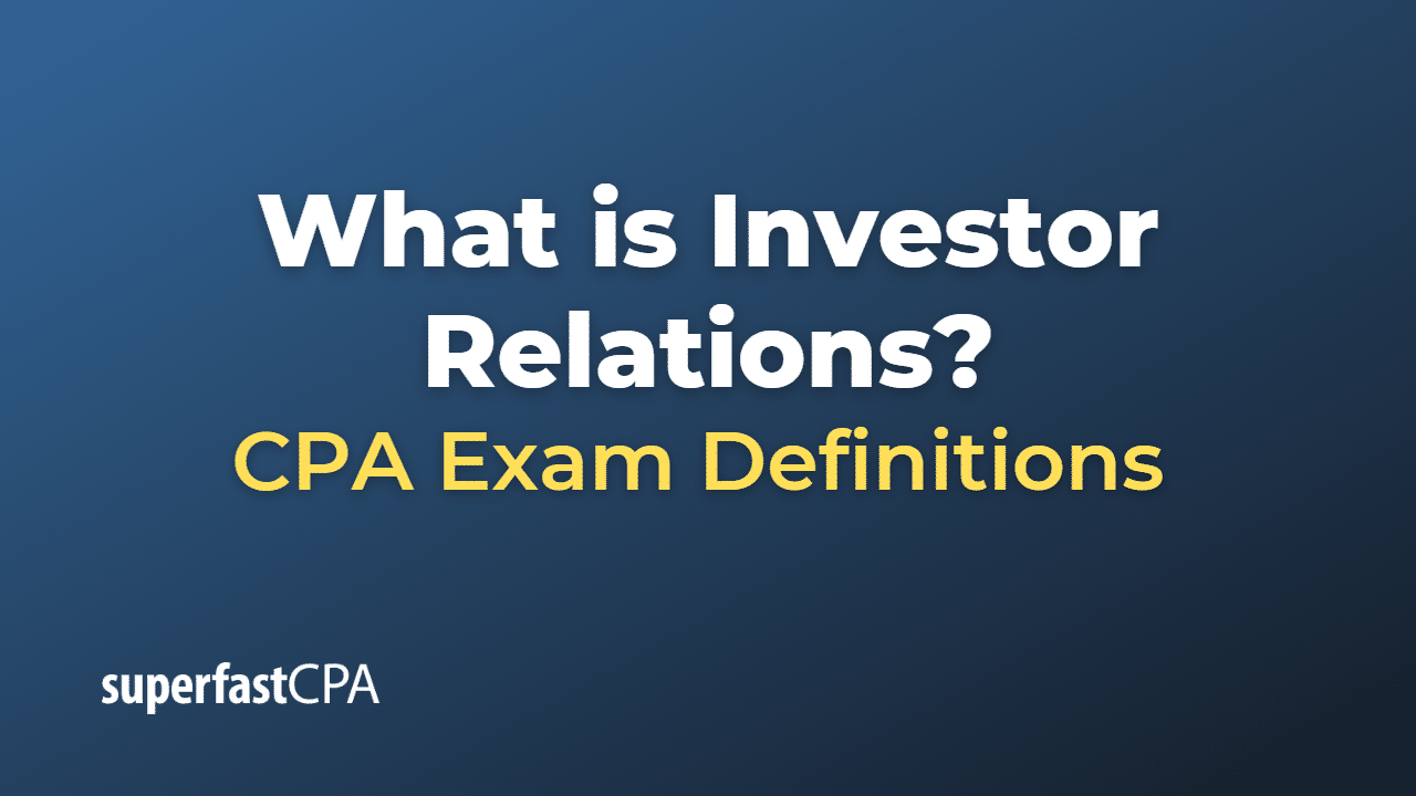 Investor Relations