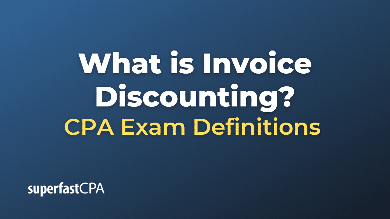 what-is-invoice-discounting