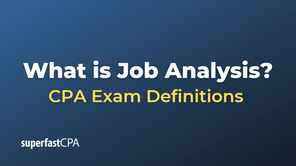 Job Analysis