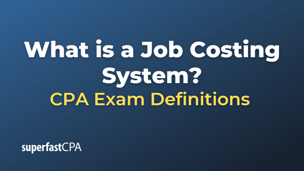 Job Costing System