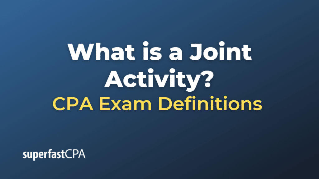 Joint Activity