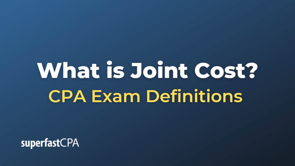 Joint Cost