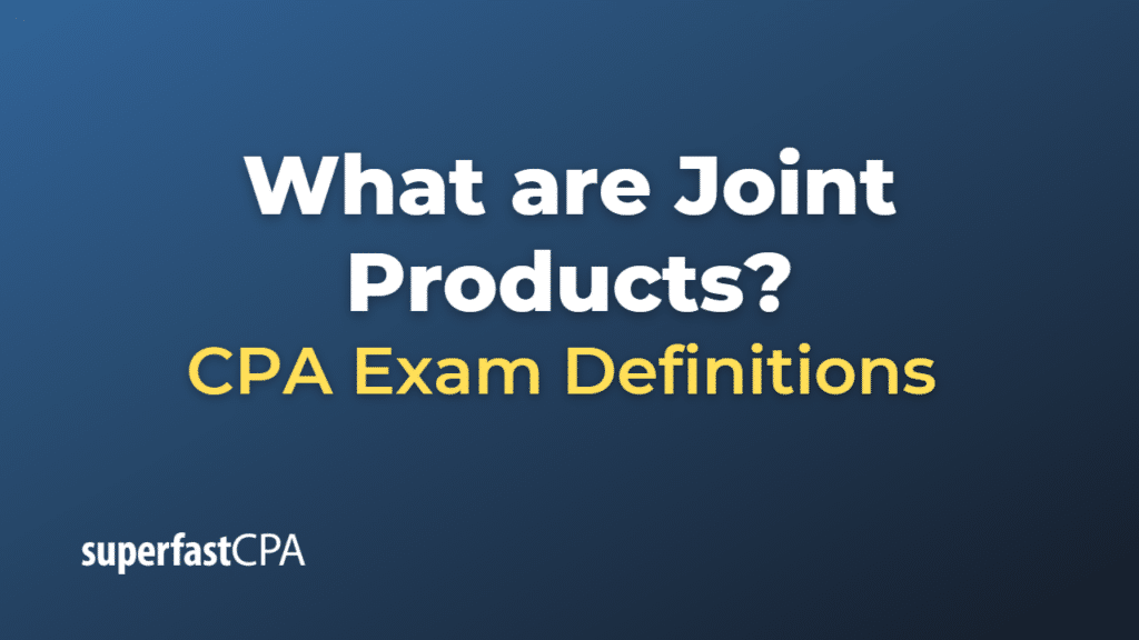 Joint Products
