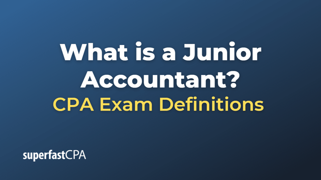 Junior Accountant
