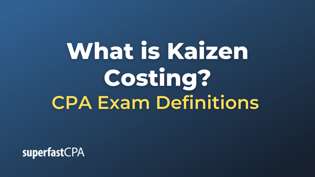 Kaizen Costing