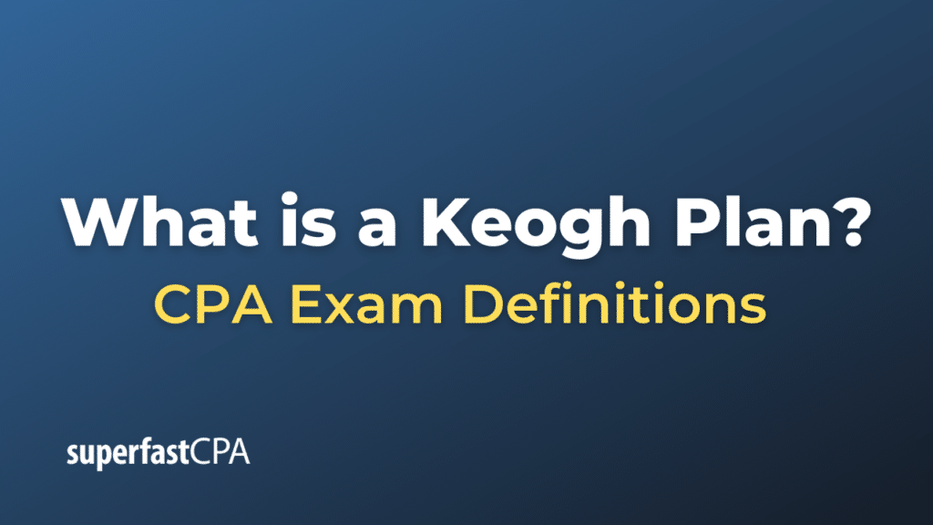 Keogh Plan