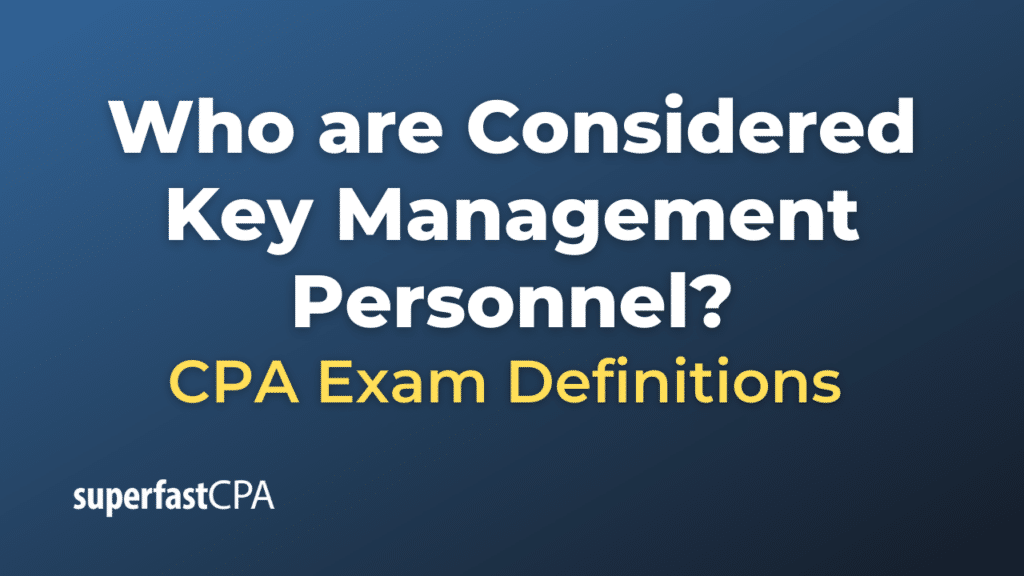 Key Management Personnel