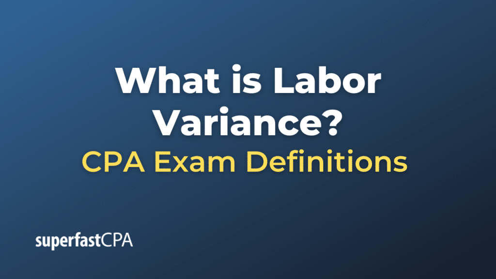 Labor Variance
