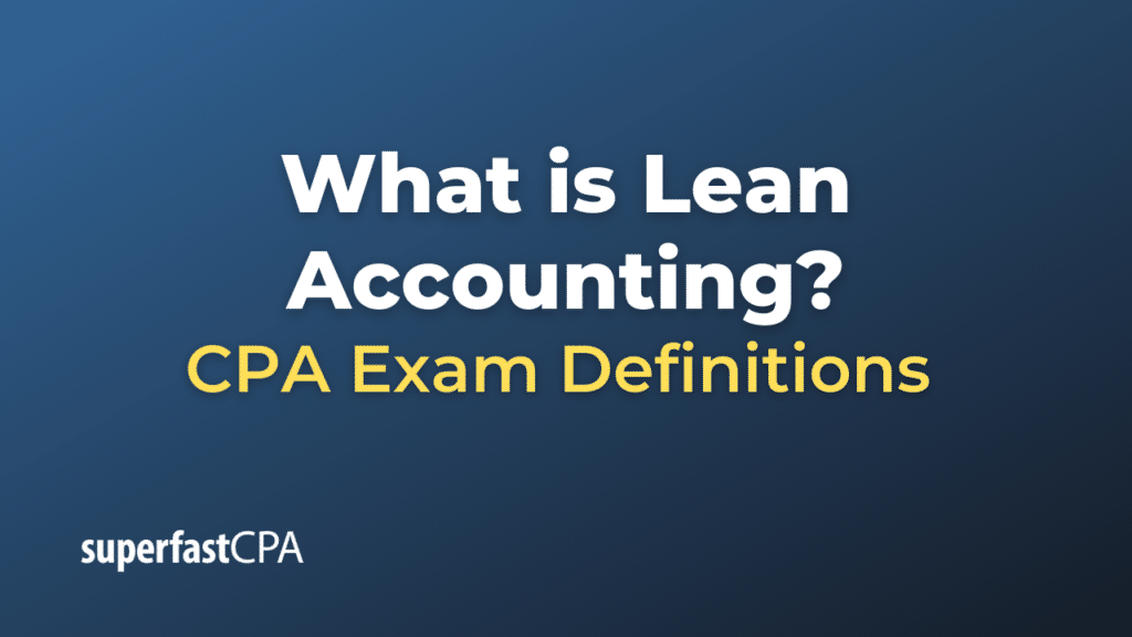 Lean Accounting