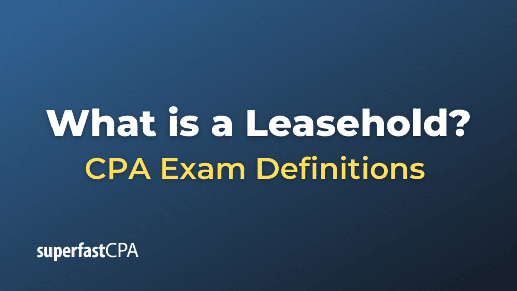 Leasehold