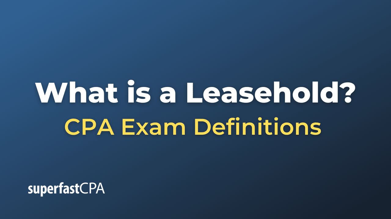 Leasehold