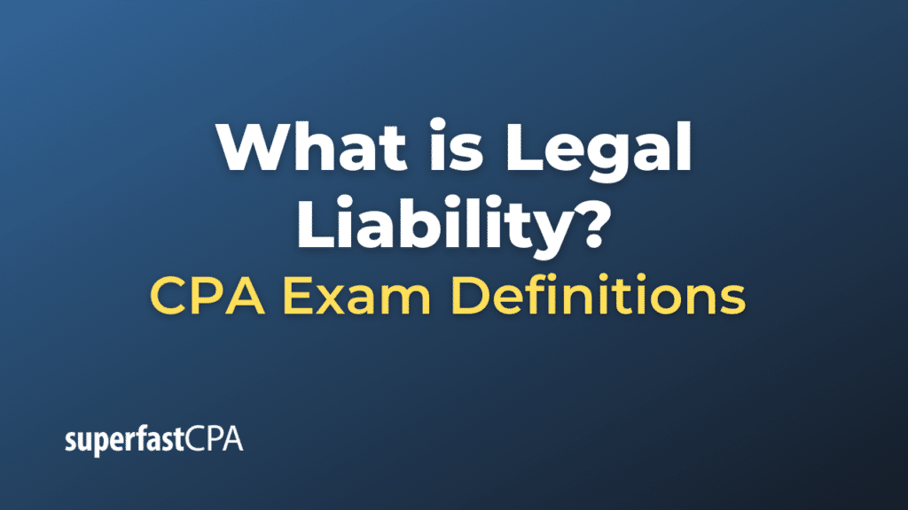 Legal Liability
