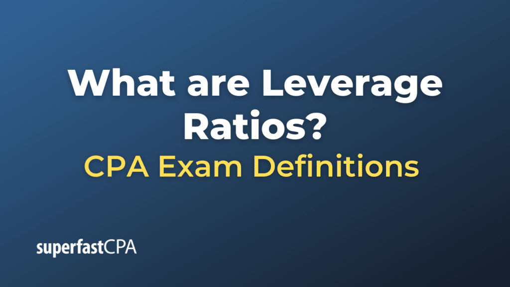 Leverage Ratios