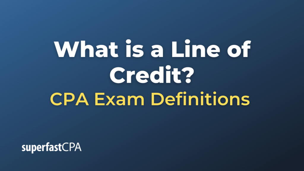 Line of Credit