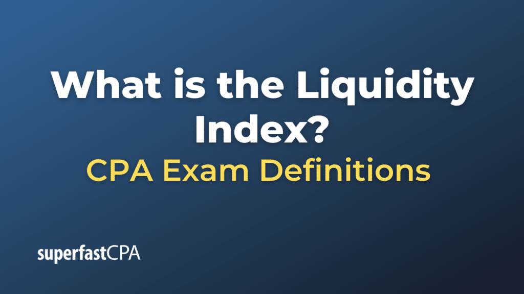 Liquidity Index