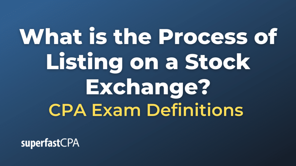 Listing on a Stock Exchange