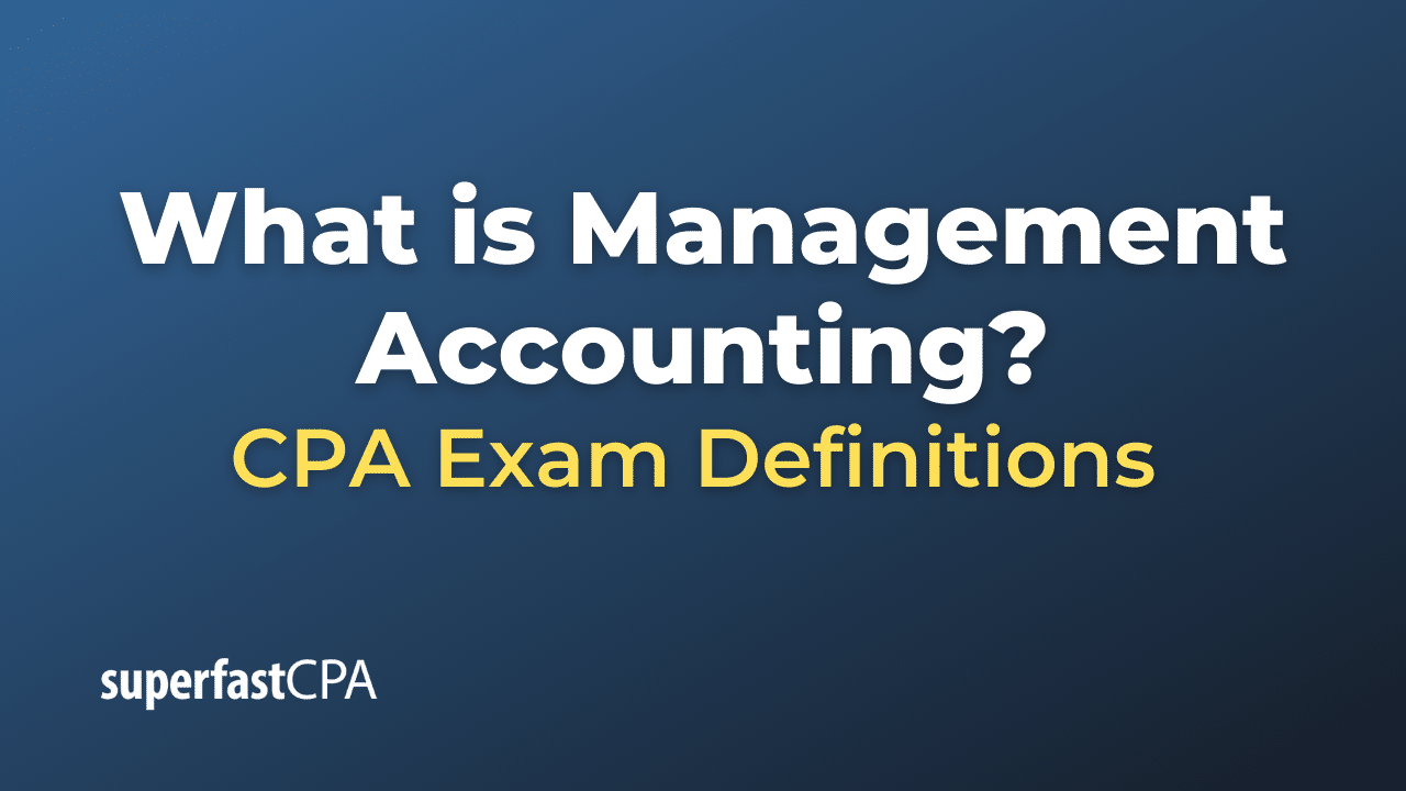 Management Accounting