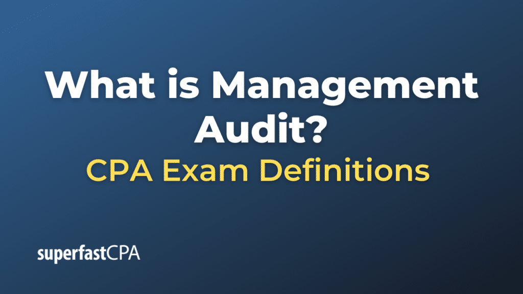 Management Audit