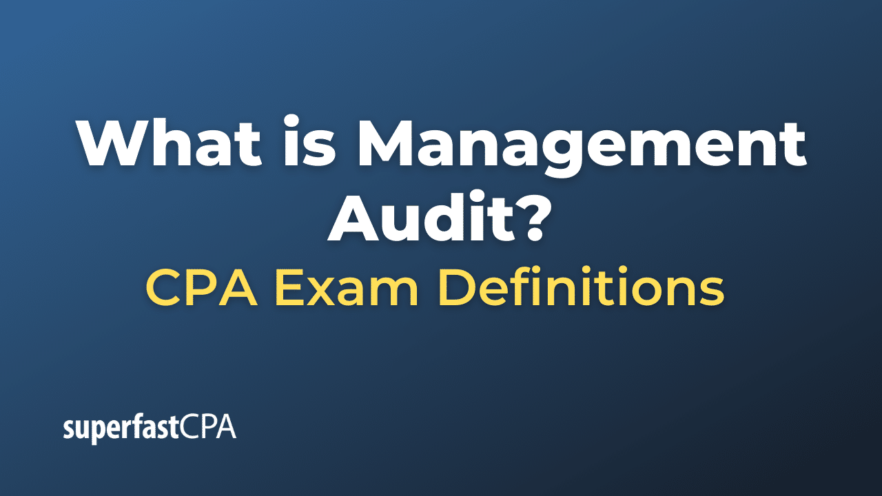 Management Audit