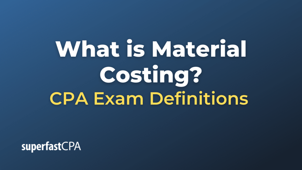 Material Costing