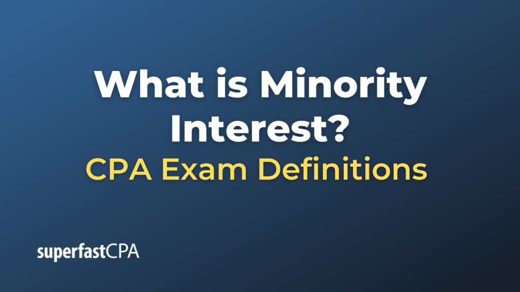Minority Interest