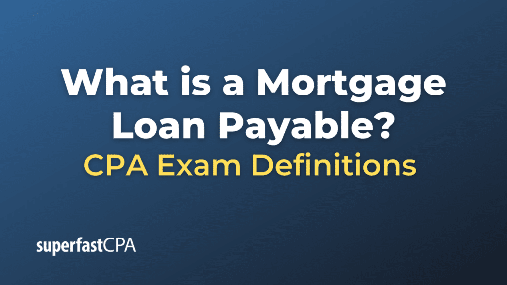 Mortgage Loan Payable