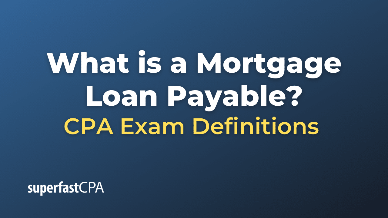Mortgage Loan Payable