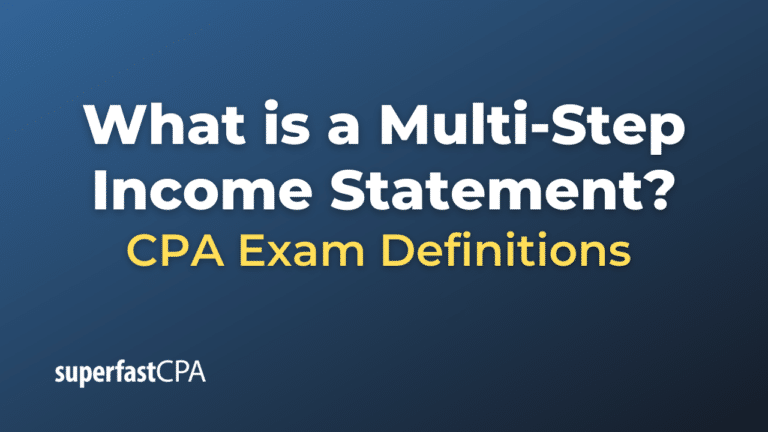 What Is A Multi Step Income Statement what-is-a-multi-step-income-statement