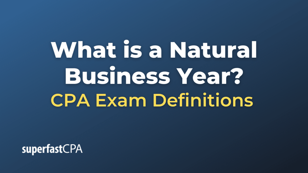 Natural Business Year