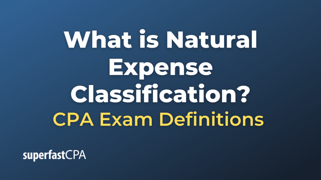 Natural Expense Classification