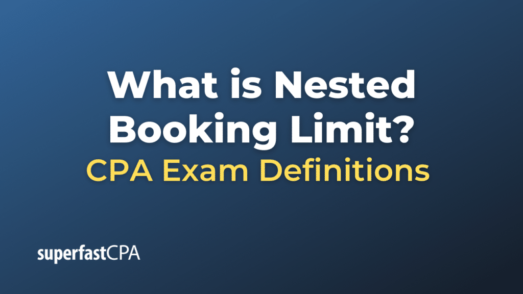 Nested Booking Limit