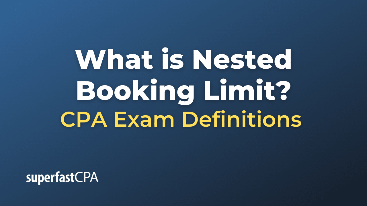 Nested Booking Limit