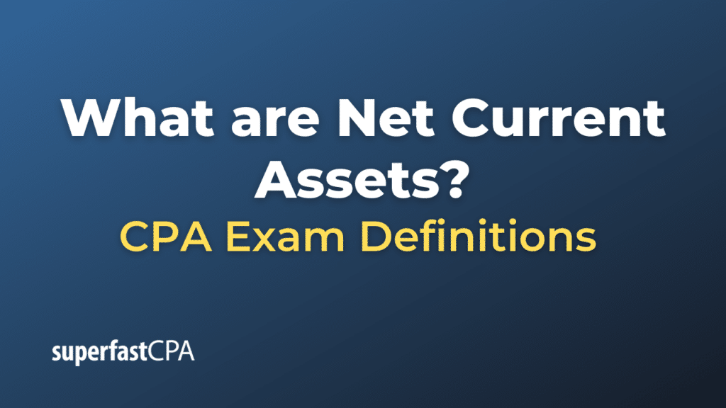 Net Current Assets