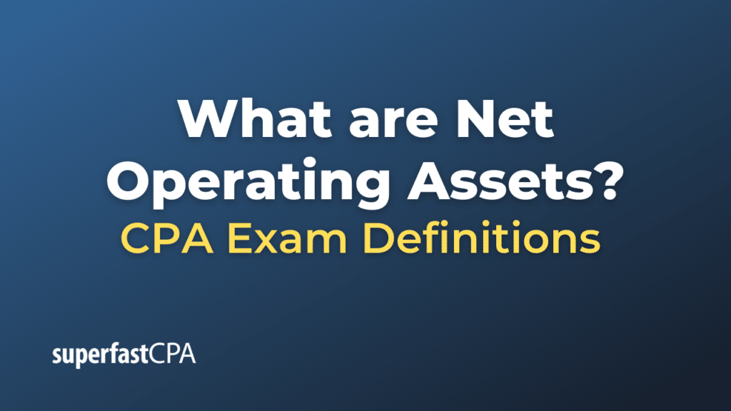 Net Operating Assets