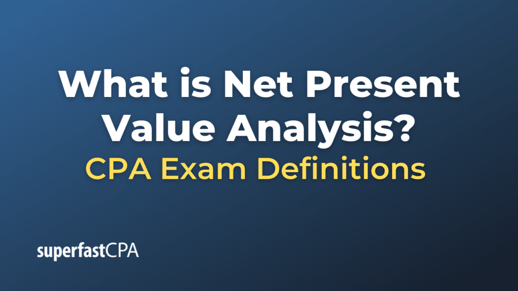 Net Present Value Analysis