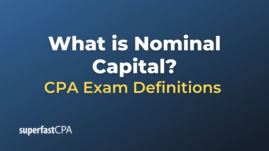 Nominal Capital